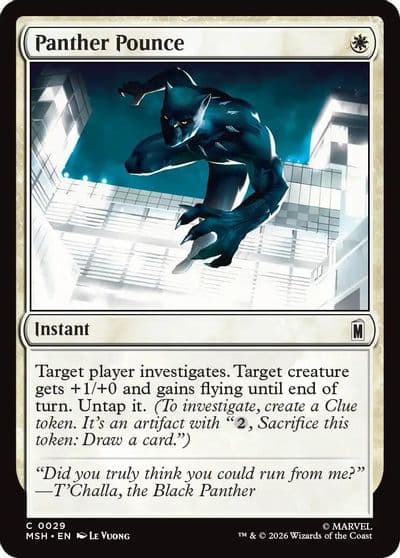 Panther Pounce Marvel Super Heroes Magic card