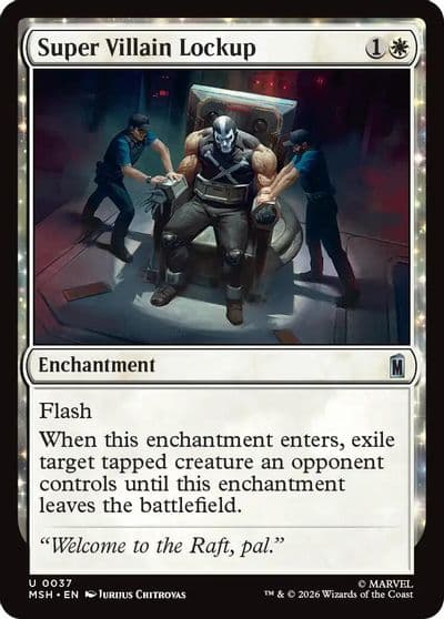 Super Villain Lockup Marvel Super Heroes Magic card