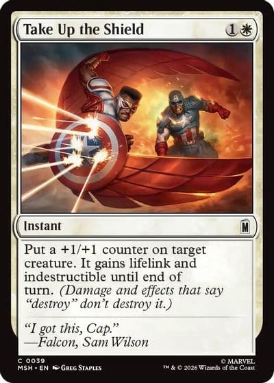 Take Up the Shield Marvel Super Heroes Magic card