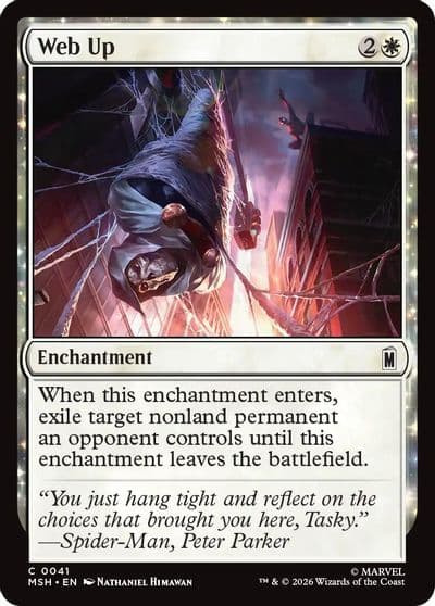 Web Up Marvel Super Heroes Magic card