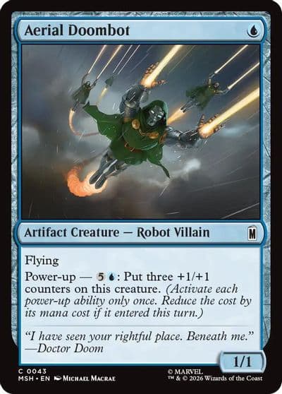 Aerial Doombot Marvel Super Heroes Magic card