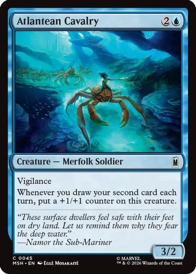 Atlantean Cavalry Marvel Super Heroes Magic card