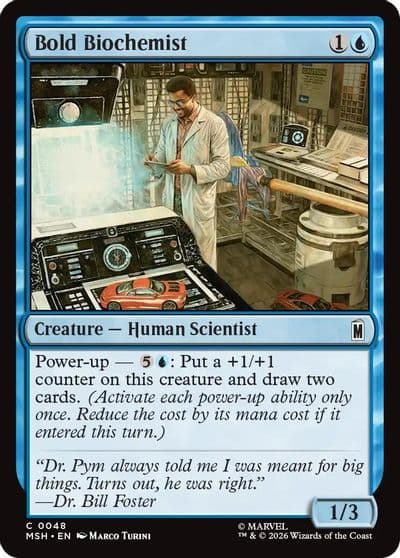 Bold Biochemist Marvel Super Heroes Magic card