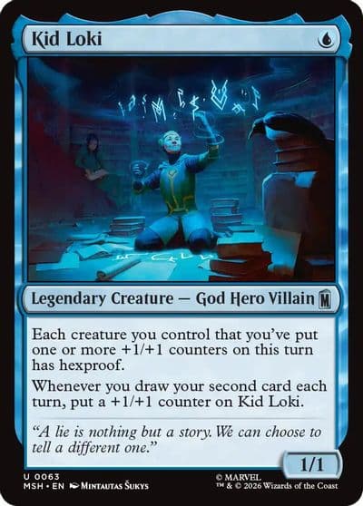 Kid Loki Marvel Super Heroes Magic card