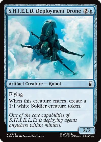 SHIELD Deployment Drone Marvel Super Heroes Magic card