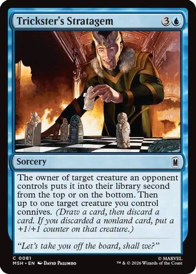 Tricksters Stratagem Marvel Super Heroes Magic card