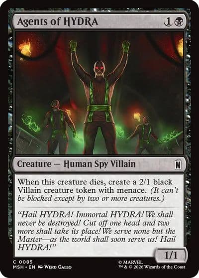 Agents of HYDRA Marvel Super Heroes Magic card
