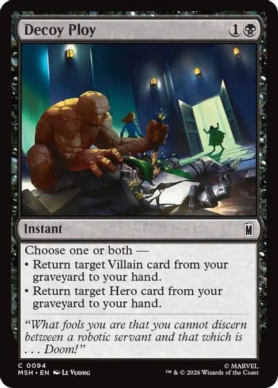 Decoy Ploy Marvel Super Heroes Magic card