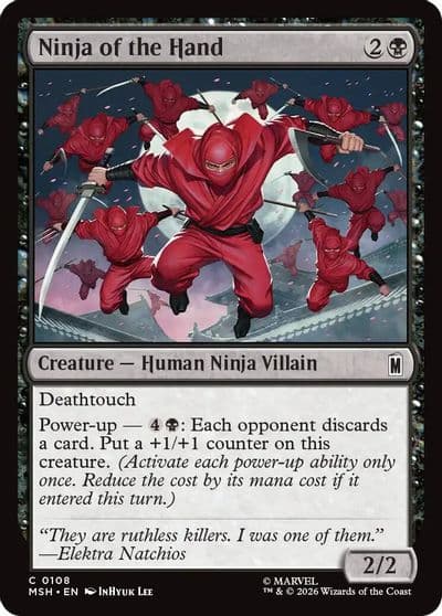 Ninja of the Hand Marvel Super Heroes Magic card
