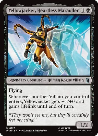 Yellowjacket Heartless Marauder Marvel Super Heroes Magic card