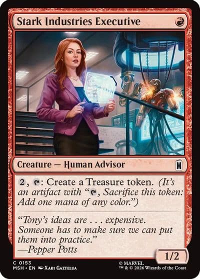 Stark Industries Executive Marvel Super Heroes Magic card