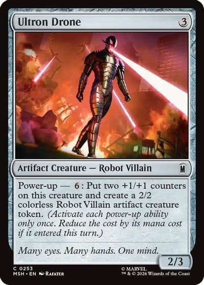 Ultron Drone Marvel Super Heroes Magic card