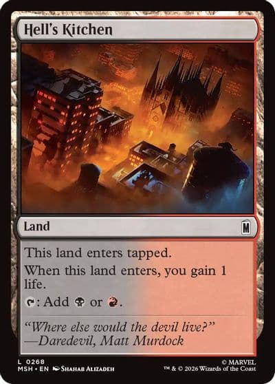 Hells Kitchen Marvel Super Heroes Magic card