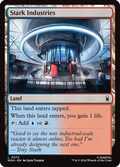 Stark Industries Marvel Super Heroes Magic card