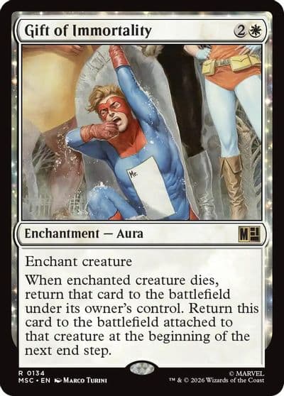 Gift of Immortality Commander: Marvel Super Heroes Magic card