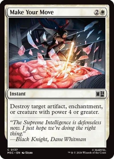 Make Your Move Commander: Marvel Super Heroes Magic card