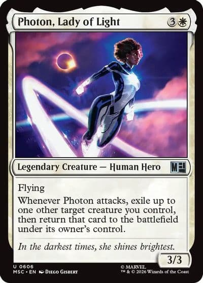 Photon Lady of Light Commander: Marvel Super Heroes Magic card