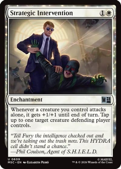 Strategic Intervention Commander: Marvel Super Heroes Magic card