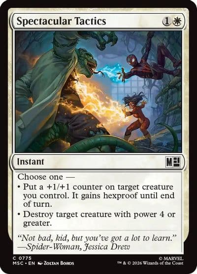 Spectacular Tactics Commander: Marvel Super Heroes Magic card