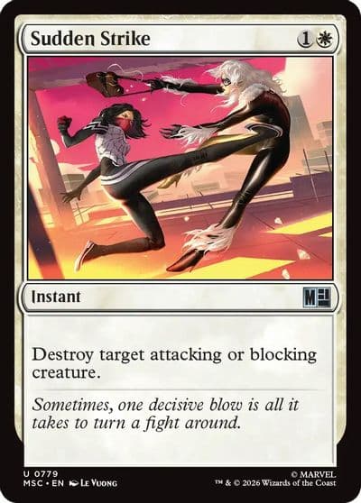Sudden Strike Commander: Marvel Super Heroes Magic card