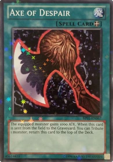 Axe of Despair Starfoil Battle Pack: Epic Dawn Yu-Gi-Oh! card