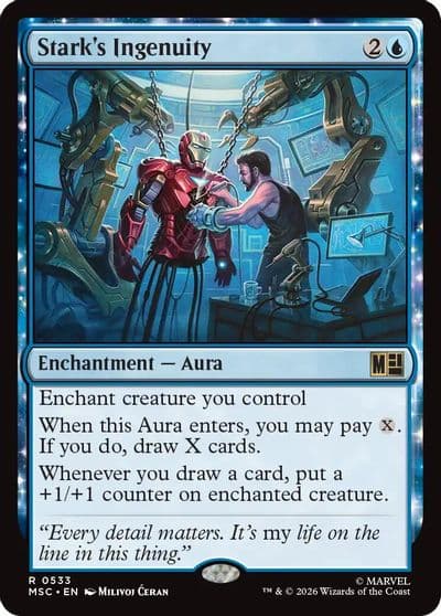 Starks Ingenuity Commander: Marvel Super Heroes Magic card