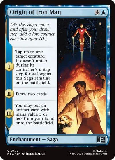 Origin of Iron Man Commander: Marvel Super Heroes Magic card