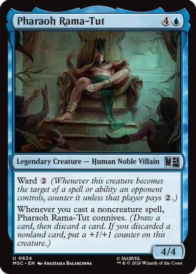 Pharaoh Rama Tut Commander: Marvel Super Heroes Magic card