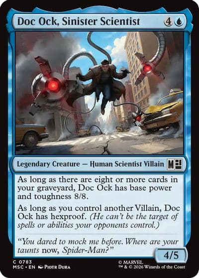 Doc Ock Sinister Scientist Commander: Marvel Super Heroes Magic card