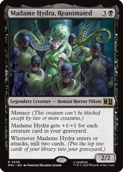 Madame Hydra Reanimated Commander: Marvel Super Heroes Magic card