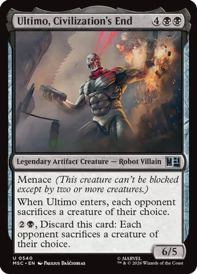 Ultimo Civilizations End Commander: Marvel Super Heroes Magic card