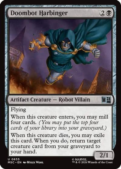 Doombot Harbinger Commander: Marvel Super Heroes Magic card
