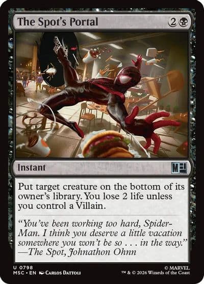 The Spots Portal Commander: Marvel Super Heroes Magic card