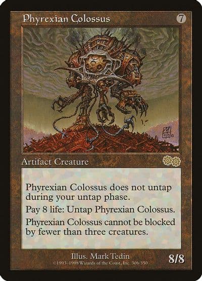 Phyrexian Colossus Urza's Saga Magic card