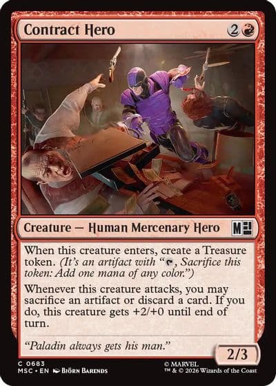 Contract Hero Commander: Marvel Super Heroes Magic card