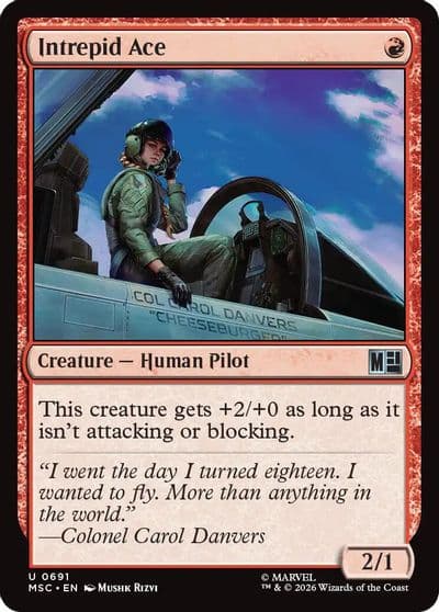 Intrepid Ace Commander: Marvel Super Heroes Magic card
