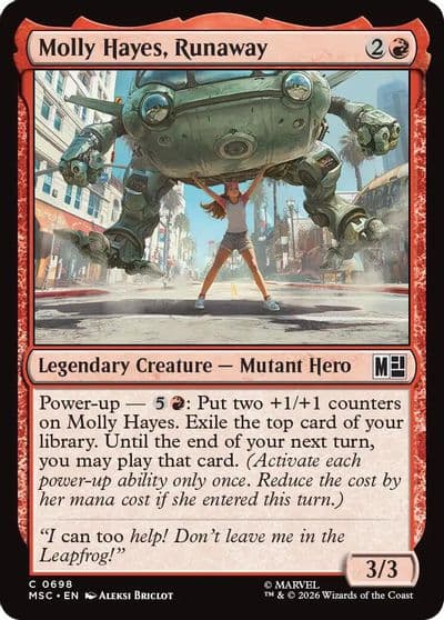 Molly Hayes Runaway Commander: Marvel Super Heroes Magic card