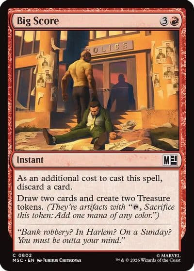 Big Score Commander: Marvel Super Heroes Magic card