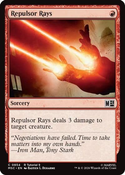 Repulsor Rays 0854 Commander: Marvel Super Heroes Magic card