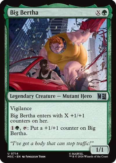 Big Bertha Commander: Marvel Super Heroes Magic card