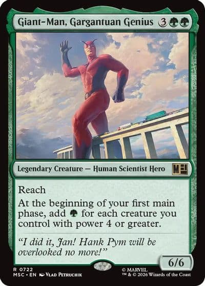 Giant Man Gargantuan Genius Commander: Marvel Super Heroes Magic card