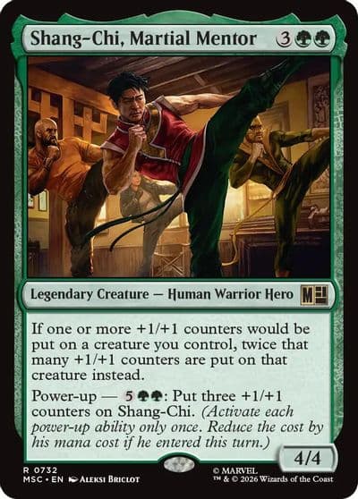 Shang Chi Martial Mentor Commander: Marvel Super Heroes Magic card