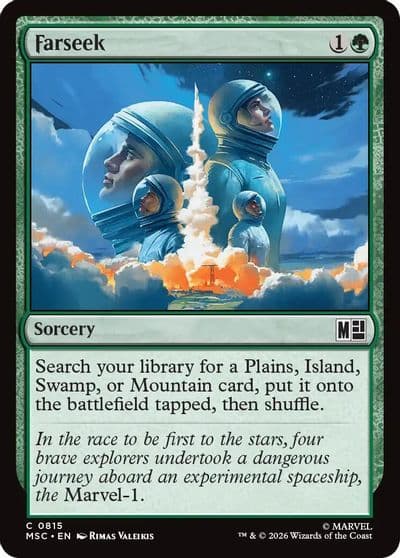 Farseek 0815 Commander: Marvel Super Heroes Magic card