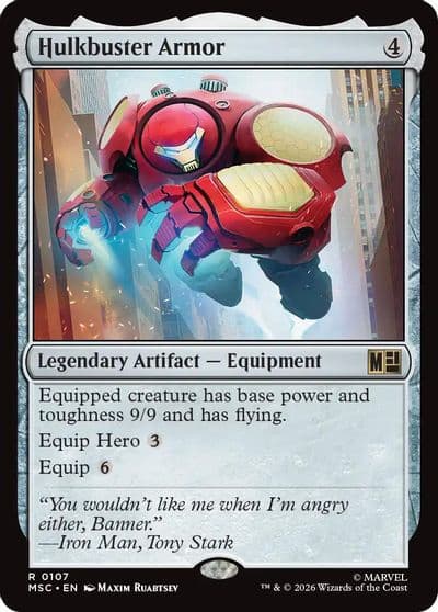 Hulkbuster Armor Commander: Marvel Super Heroes Magic card