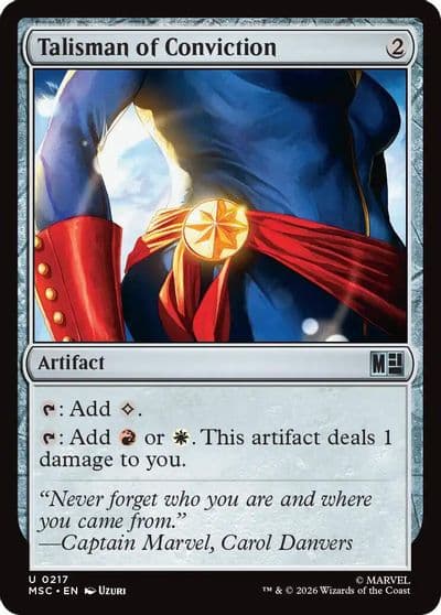 Talisman of Conviction Commander: Marvel Super Heroes Magic card