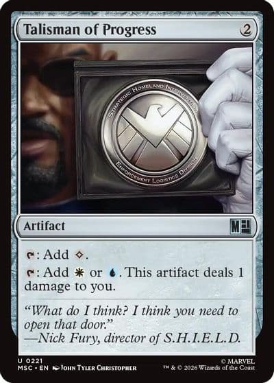 Talisman of Progress Commander: Marvel Super Heroes Magic card