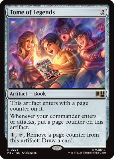 Tome of Legends Commander: Marvel Super Heroes Magic card