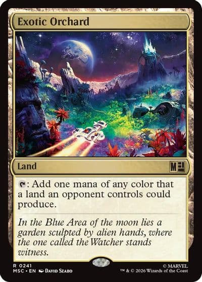 Exotic Orchard Commander: Marvel Super Heroes Magic card