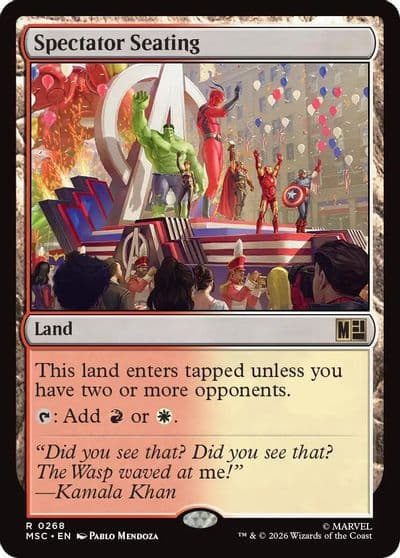 Spectator Seating Commander: Marvel Super Heroes Magic card