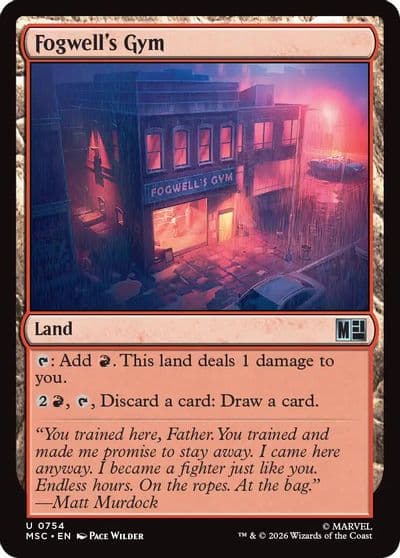 Fogwells Gym Commander: Marvel Super Heroes Magic card